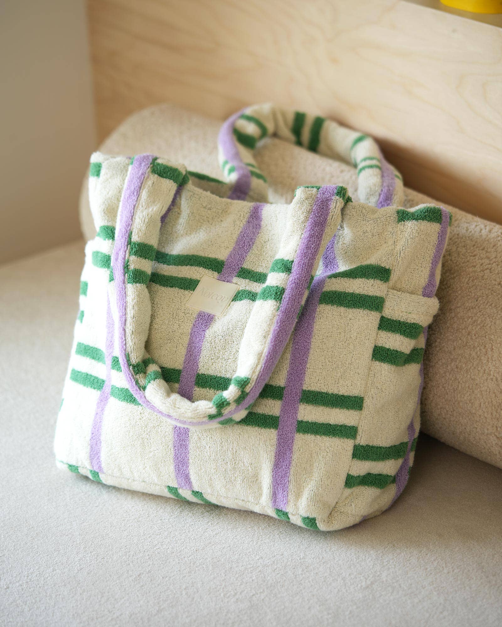 Lavender Fields Towel Tote bag-1
