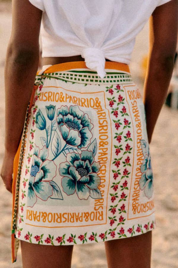 Capri Wrap Skirt Cover Up-3