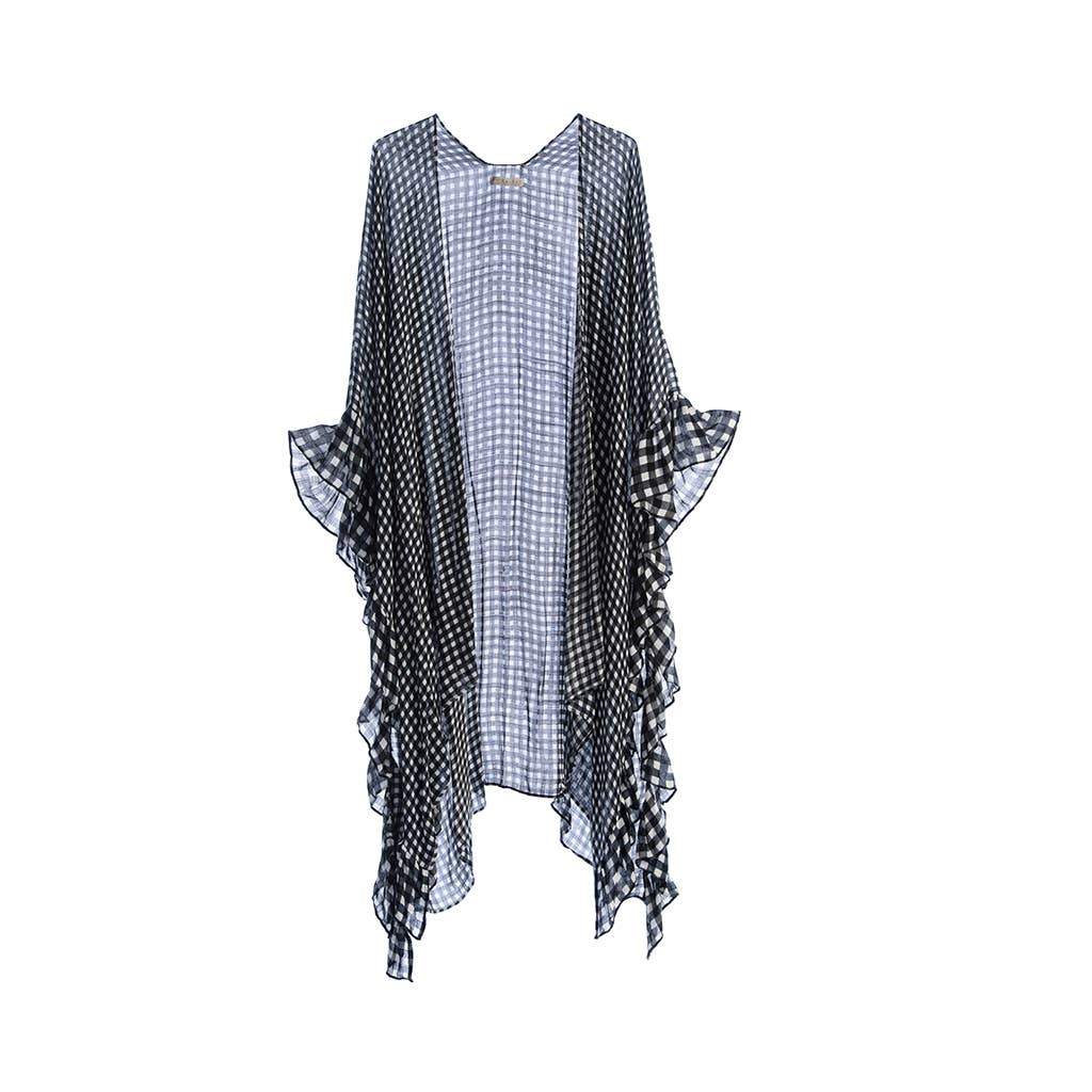 VOSS KIMONO, GINGHAM-1