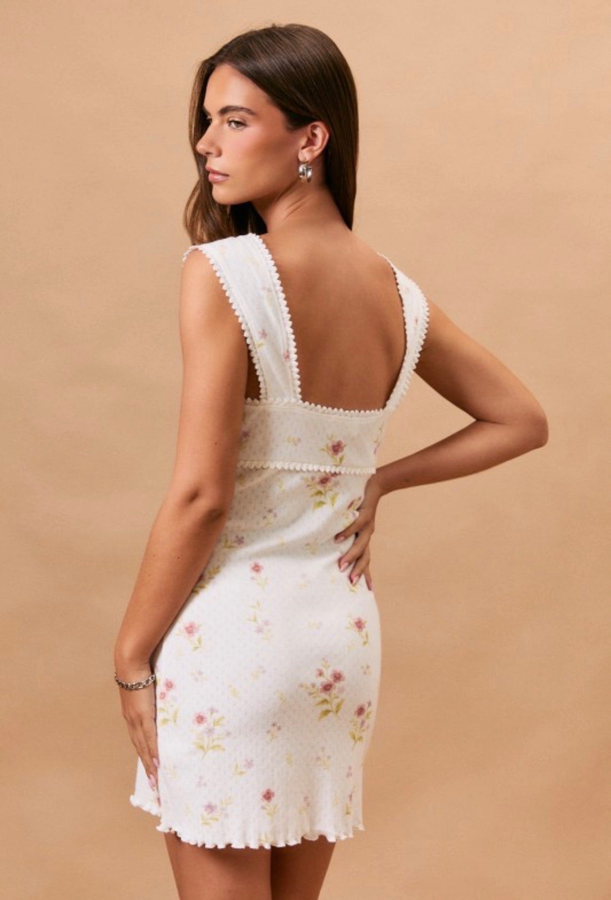 Hey Daisy Pointelle Mini Dress-4