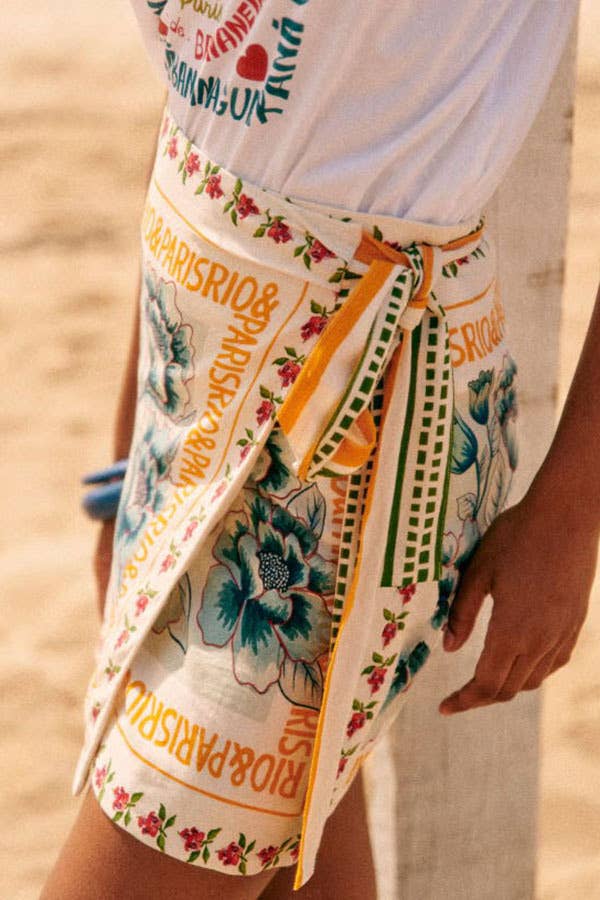 Capri Wrap Skirt Cover Up-6